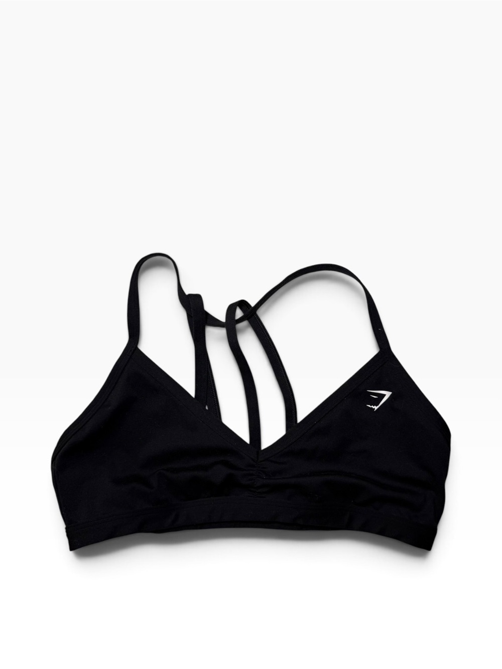 Gymshark Black Strappy Sports Bra